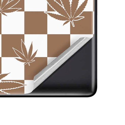 Marijuana Brown Checkered Pixel Skins